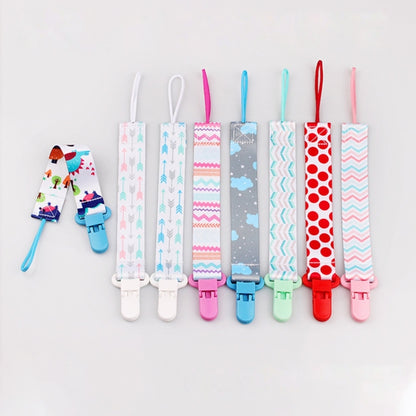 Baby Pacifier Clip Cartoon Pattern Pacifier Strap with Fun& Attractive Design