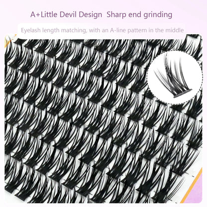 Large Capacity Wheat Ear Fake Eyelashes Anime Eyelashes Natural Eyelashes Cosplay Single Cluster Fake Eyelashes Beginner Makeup