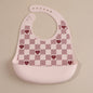 Customize Cartoon Animal Silicone Baby Bib with Name & Pattern Food-Grade Solid Feeding Bib DZ31