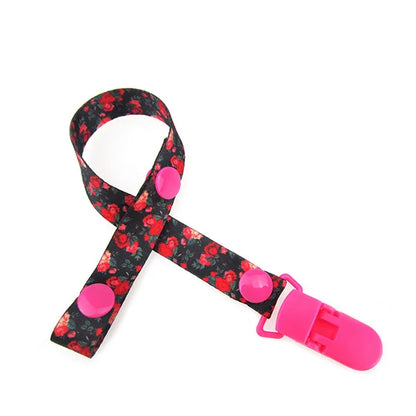 Adjust Baby Pacifier Clip Chain Ribbon Dummy Holder Chupetas Soother Pacifier Clips Leash Strap Nipple Holder for Infant Feeding