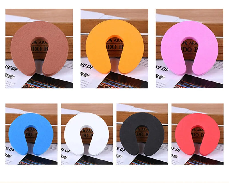 Door Stoppers Kids Children Protection EVA C Shape Door Stopper Baby Safety Protect Door Stop Jammer Soft Foam Door Clip