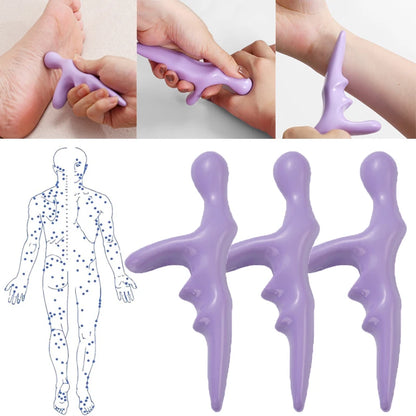 Foot Thumb Press Massager Manual Fascia Trigger Point Relax Legs Muscles Promotes Blood Circulation Portable Sole Foot Massager