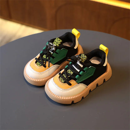 DIMI Autumn New Children Shoes Pu Leather Kids Sneakers  Baby Toddler Shoes Comfortable Soft Boys Girls Casual Shoes