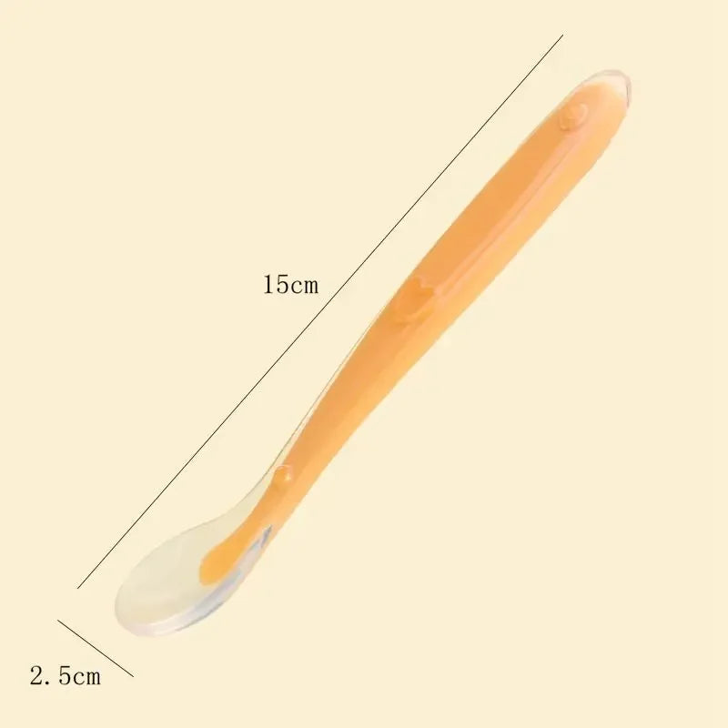 2/1pcs Silicone Spoon for Baby Infant Feeder Spoons for Children Kids Soft Safety Feeding Spoons BPA Free Baby Utensils Flatware