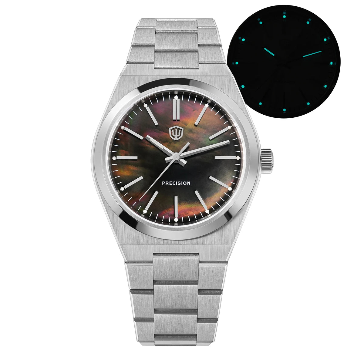 Watchdives Quartz Watches VH31 Sweep Movement New Sapphire Luxury Watch 37mm BGW9 Luminous 100m Waterproof Mens Watch