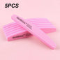 2/5/10PCS Professional Double-sided Nail File Block Colorful Sponge Nail Polish Buffing Sanding Buffer Strip Polishing Pedicure