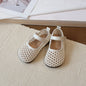 Spring Girl's Casual Shoes Mesh Hook-loop Chic Daily Kid's Flat Shoe Solid Colors Anti-slip Breathable Light Comfy Children Shoe
