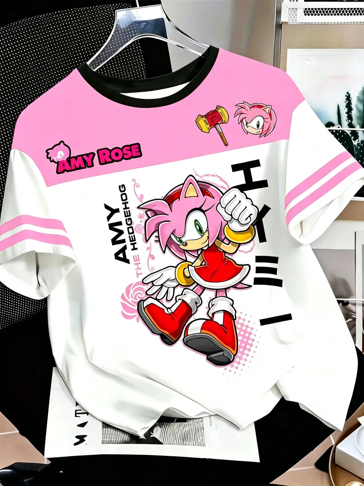 Blue The Hedgehog Sonic Tails 3d Graphic Printed Jersey Anime Game Fan Tee Fashion Street Wear Y2k Top Adult Children'S T-Shirt