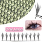 Anime Spire Eyelash Extension Feather Shape C/D Curl Premade Fans Tower Lashes Soft Lightweight Manga Effect False Lashes Makeup