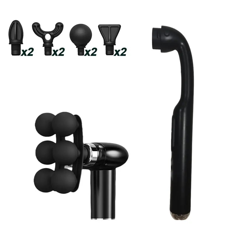 Handle Fascia Gun Professional Fascia Massage Gun Neck Shoulder Back Leg Massager 6 Gears Adjust Muscle Relaxation Masajeador