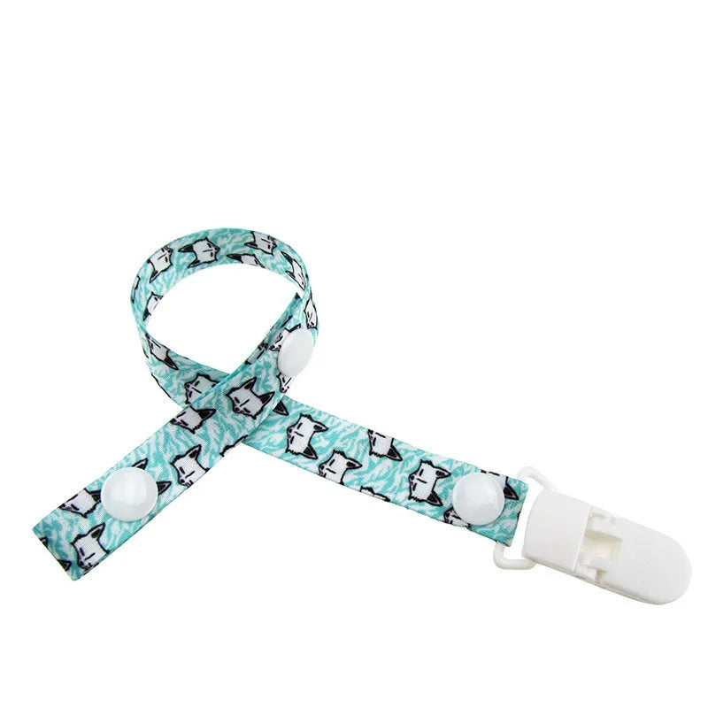 Adjust Baby Pacifier Clip Chain Ribbon Dummy Holder Chupetas Soother Pacifier Clips Leash Strap Nipple Holder for Infant Feeding