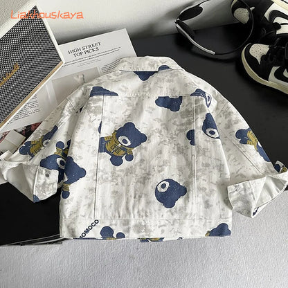 2026 New Boys Spring Autumn Jacket Fashion Casual Coat For Kids Toddler Baby  Outerwear All Match Streetwear Children Clothing