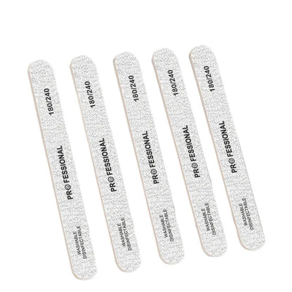 10/25/50Pcs Nail File 100/180/240 Wooden Sanding Buffer Block Pedicure Manicure UV Gel Nail Polish Pro Files Artificial tips