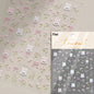 Pink Translucent Peach Jelly Texture 5D Soft Embossed Reliefs Self Adhesive Nail Art Stickers Cute Fruits 3D Manicure Decals