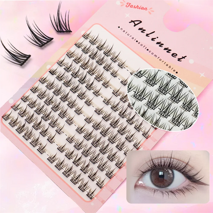 Large Capacity Wheat Ear Fake Eyelashes Anime Eyelashes Natural Eyelashes Cosplay Single Cluster Fake Eyelashes Beginner Makeup
