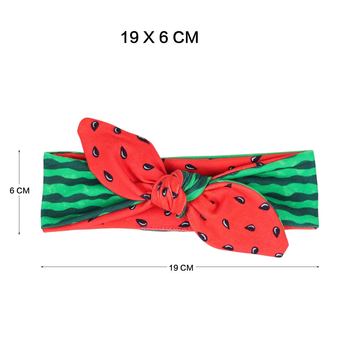 Baby Girls Headband Bow Knot Head Wrap Cute Watermelon Prints Bandage Kids Headwear Hair Band Infant Newborn Hair Accessories