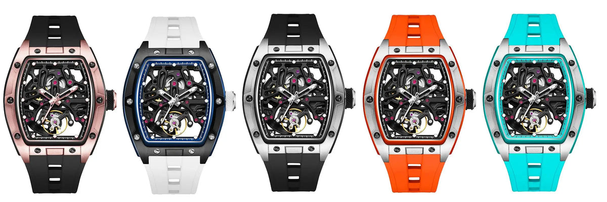 Mechanical Watch 2026 Luminous Transparent Steel Case Tourbillon Automatic Luxury Skeleton Dial Wholesale Gorman Watch