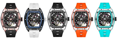 Mechanical Watch 2026 Luminous Transparent Steel Case Tourbillon Automatic Luxury Skeleton Dial Wholesale Gorman Watch