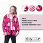 Dubbped Girl Polar Fleece Waterproof Jacket Spring Autumn Children Coats Sport Casual Kids Jackets Double-deck Windproof Jackets