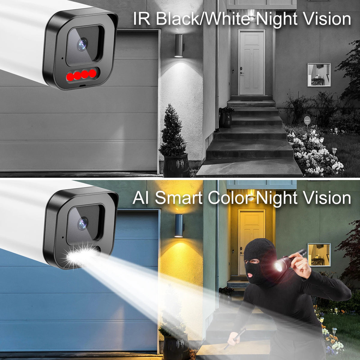 GADINAN 4K Poe 8MP 5MP 4MP IP66 Waterproof Security Camera With Two Way Audio Night Vision H.265 Onvif Bullet Camera