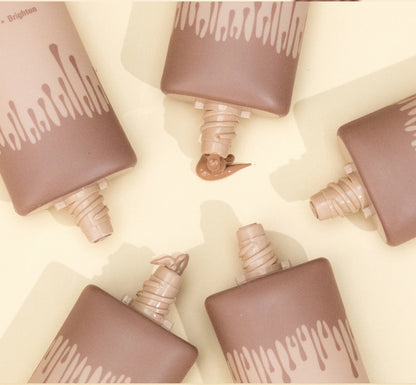 Full Coverage Foundation, Matte Finish Oil-control Liquid Foundation, Covering Blemishes And Dark Spot, Concealer Cream