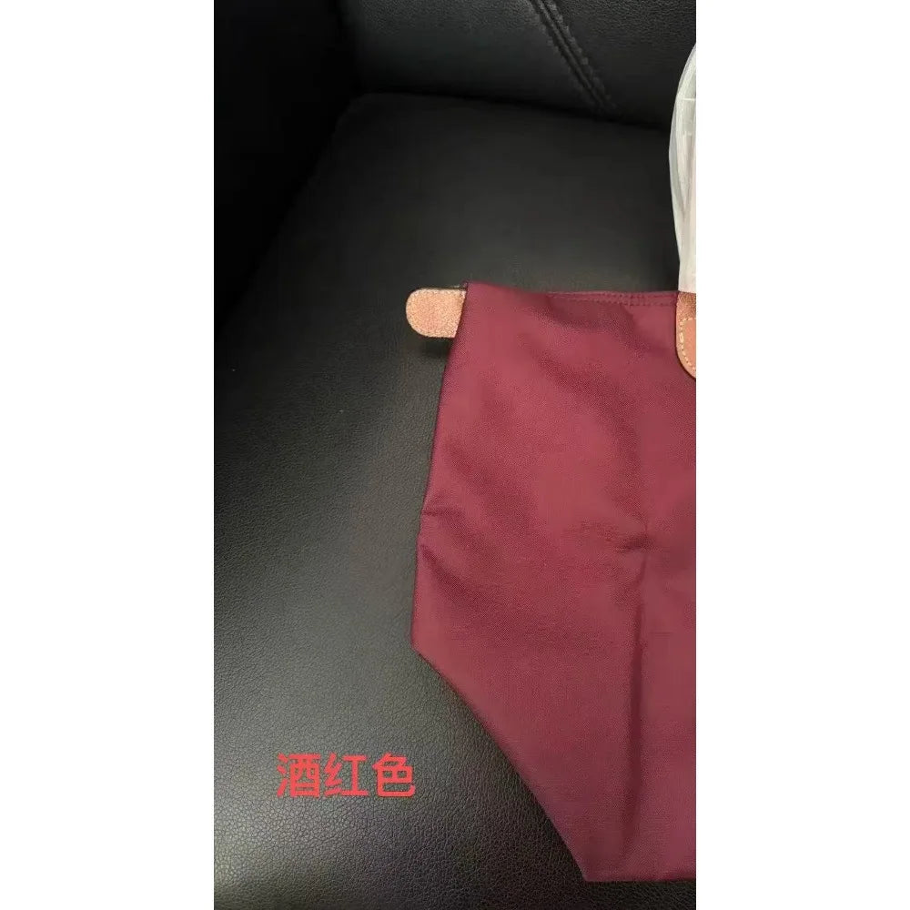 2026 Fashion Y2k Large Capacity Nylon Handbag Lightweight Waterproof Women's Shoulder Backpack Tote Bag for Daily Use