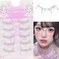 5 Pairs 4-8mm Antique Cartoon Lower False Eyelashes Wispy Cluster Natural Daily Eyelash Extensions For Beauty Eye Cosplay Makeup
