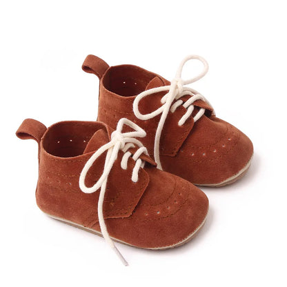 Newborn Baby Shoes Baby Boy Girl Shoes Classic Leather Rubber Sole Anti-slip Toddler First Walkers Infant Girl Shoes Moccasins