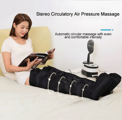 Thigh Air Compression Pressure Massager Home Use Relieve Varicose Veins Leg Massager Machine Promote Blood Circulation Relieve