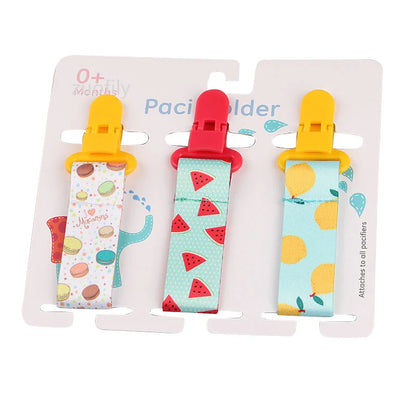 3 Pcs/Set Baby Pacifier Clips Pacifier Chain Dummy Clip Nipple Holder For Nipples Children Pacifier Clip Soother Holder Attache