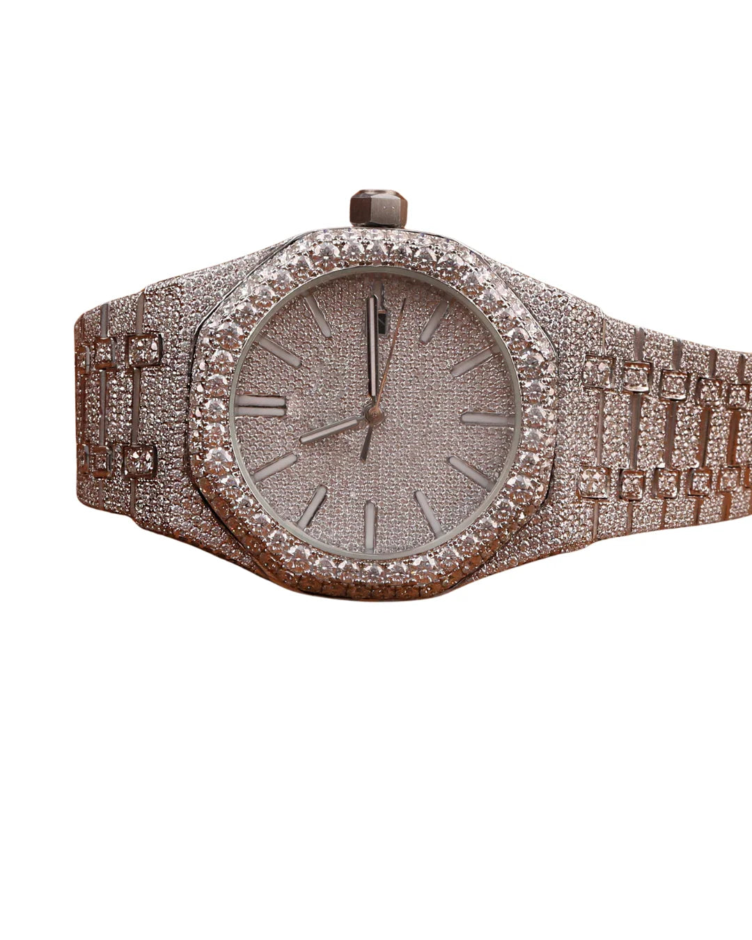 Best Quality Daily Strong Use Stainless Steel Watch Clasp Engraved White Dial Ready Stock Quartz Watches