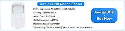 New 433MHz Wireless light Flash Strobe Outdoor Solar Waterproof Siren for Home Burglar PIR Motion Door Gap Security Alarm System