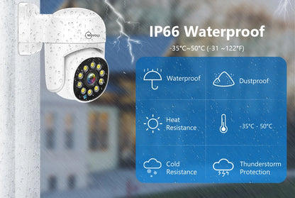 Movols 4K 16CH XMEYE POE Surveillance System 8MP 4MP Two Way Audio PTZ CCTV System AI P2P Security Camera Video Surveillance Kit