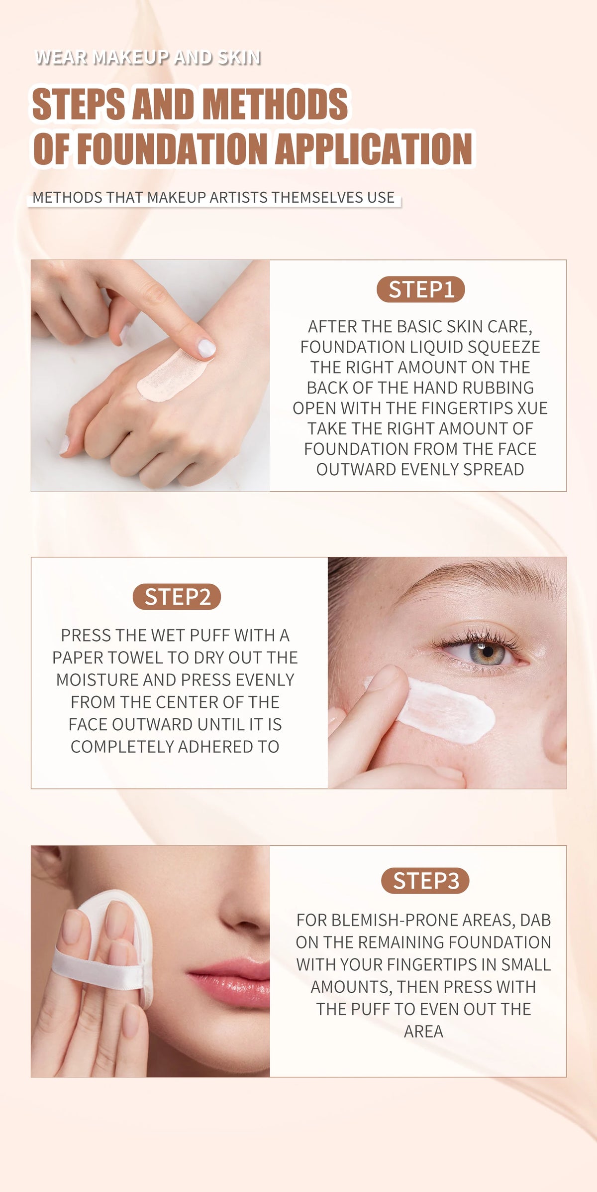 Full Coverage Foundation, Matte Finish Oil-control Liquid Foundation, Covering Blemishes And Dark Spot, Concealer Cream