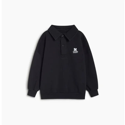 New Trend 26Aw TNS Style Pure Cotton Sweatshirt Top for Boys and Girls Pretty Girls