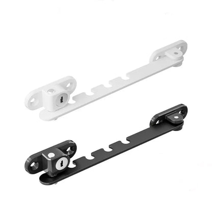 Portable Metal Window Blocking Lock Adjustable Windproof Window Limiter Blocker Multiple Gears Fixator Children Safety Lock