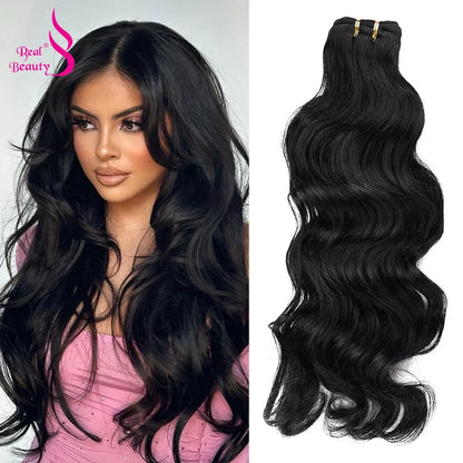 Real Beauty Platinum Blond Brazilian Body Wave Hair Weave Bundles 12"-28" High Ratio Remy Hair Extensions Brown #2 #4 #P6/613