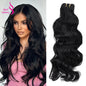 Real Beauty Platinum Blond Brazilian Body Wave Hair Weave Bundles 12"-28" High Ratio Remy Hair Extensions Brown #2 #4 #P6/613