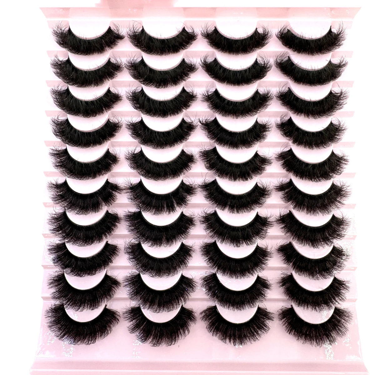 16 Pairs 3D Mink Lashes Natural False Eyelashes Dramatic Volume Fake Lashes Makeup Eyelash Extension Silk Eyelashes