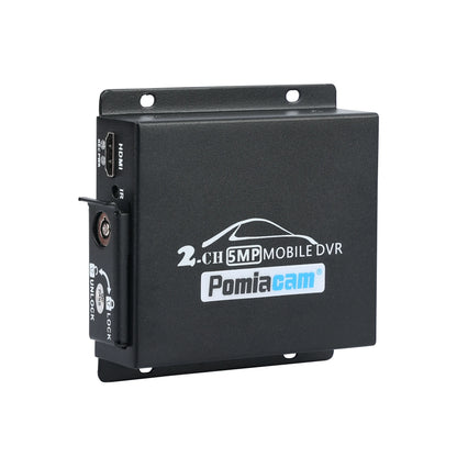 8MP AHD TVI DVR 2ch DVR Car Truck Vehicle Video Record Mobile DVR HDMI Output 2CH MINI CVBS with Remote Control