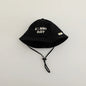 New Embroidered Letter Baby Bucket Hats Spring Sunhat Fishing Hat Sunshade Visor Boy Girl Outdoor Fashion Beach Cap For 6-24M