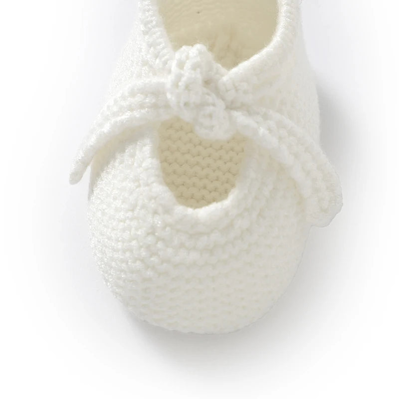 Newborn Baby Shoes Knitted Toddler Children First Bed Boots 0-18M Clothing Accessories Infant Boy Girl Footwear Fashion Shallow