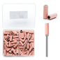 3mm 80pcs Mini Zebra Nail Sanding Bands Electric Machine Nail Drill Bits UV Gel Acrylic Polish Remover For Nails Accessory Tool