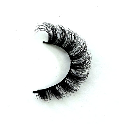 New Cat Eye Artificial Mink Eyelash 3D Curling Natural and Realistic Messy Tail Eye Extended Soft Eyelash