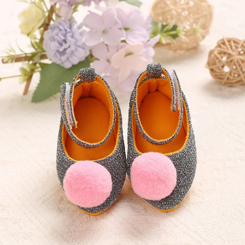 2026 New Infant Newborn Baby Girl High Heels Shoes Princess Bow First Birthday Party Shoes Photo Props Shoes 0-12M