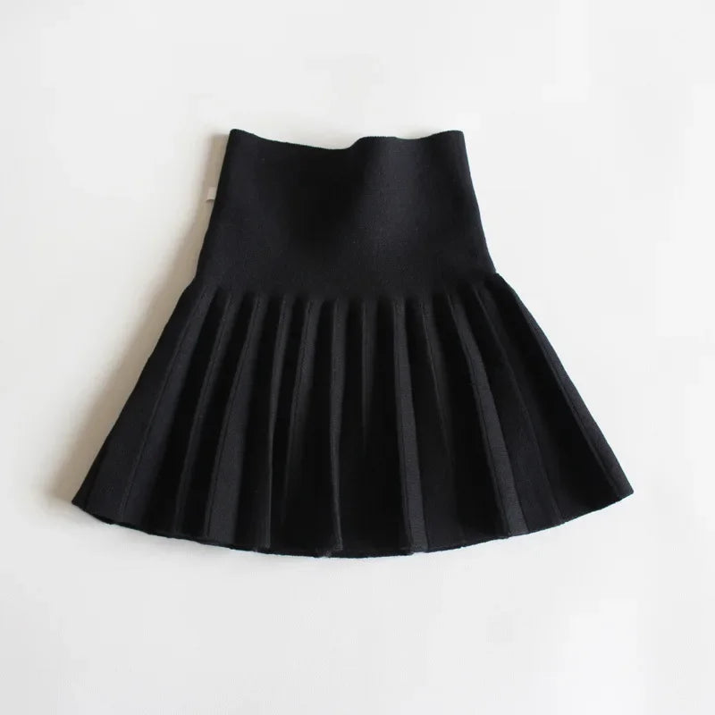 Kids Girls' Dress Children's Student Short Skirt Baby' Clothing Half Skirt Princess Pleated Tutu Skirt