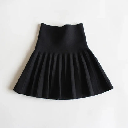 Kids Girls' Dress Children's Student Short Skirt Baby' Clothing Half Skirt Princess Pleated Tutu Skirt