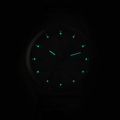 Watchdives Quartz Watches VH31 Sweep Movement New Sapphire Luxury Watch 37mm BGW9 Luminous 100m Waterproof Mens Watch