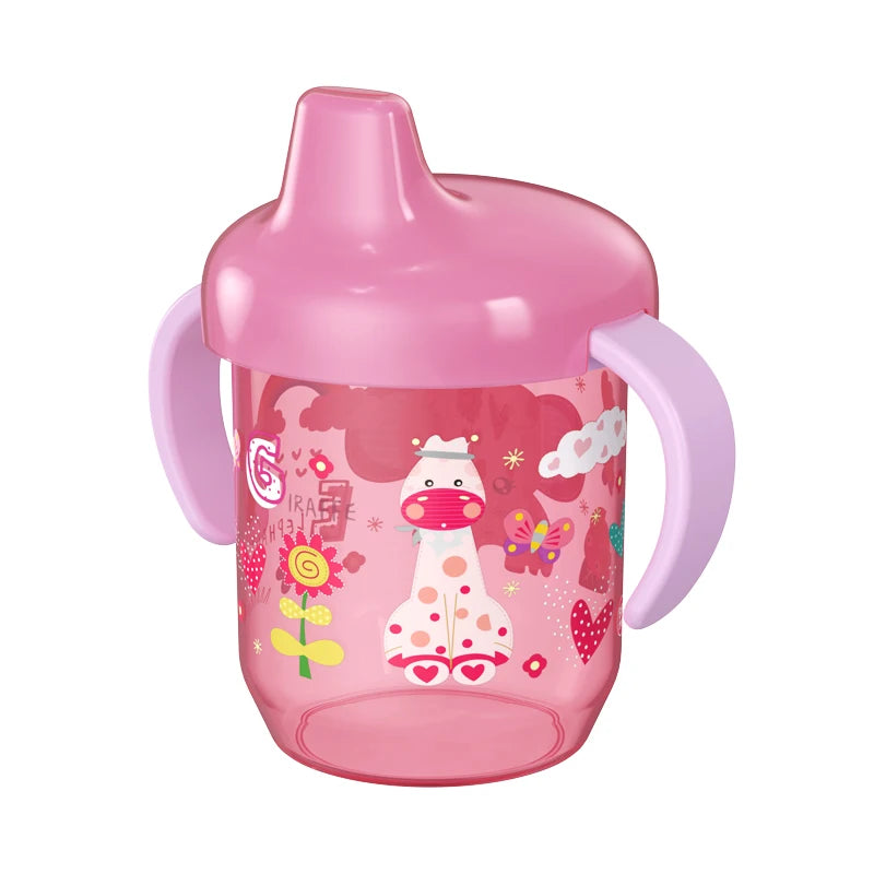 Duckbill Training Cup with Handles for Infants Baby Special Water Cup for Toddler Boy Girl Learning Independent Drinking Cup