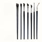 7 Combination Precision Detail Makeup Brushes, Eyeliner and Eyebrow Brush Sets, with Ultra-Thin Eyebrow and Lower Eyelid Brushes